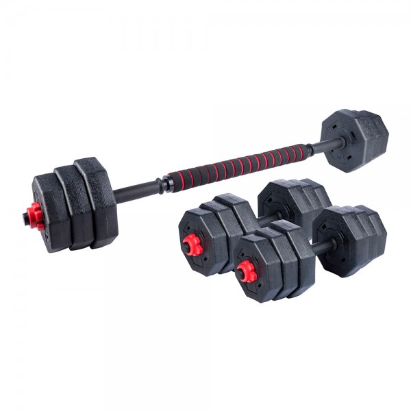 Juego de mancuernas extensible 19 piezas