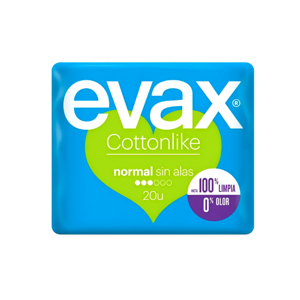 Evax cottonlike normal sin alas 20 uds