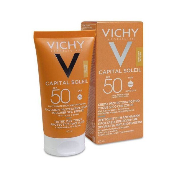Vichy Capital Soleil Bb Cream Tacto Seco Spf50 50ml